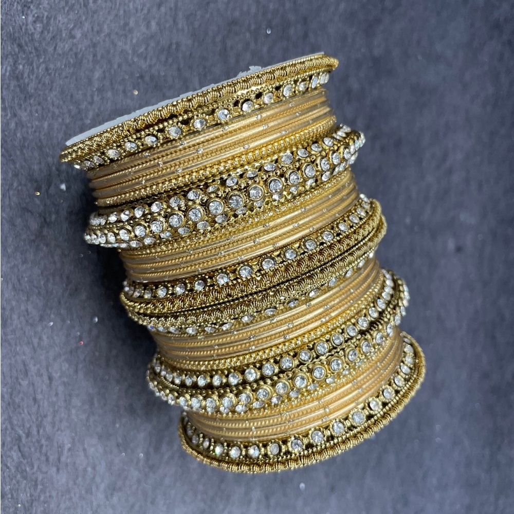 Gold bangles indian wedding